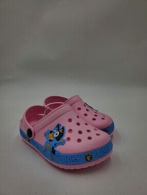 Kids' Pink Bluey Slip-On Clog Shoes